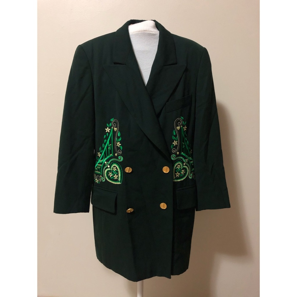 Escada Margaretha Ley Blazer with Embroidered ❤️